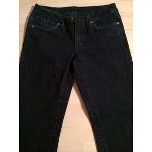 Buffalo Women's Wilhelmina Stretch Wide Leg Dark Flap Pocket Jeans Size 26 X 32